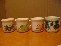 Biltons retro english fruit mugs