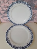 Cauldon fajansz lapos tányer,  2 db
