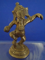 Dancing ganesha copper statue,