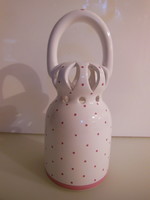 Candle holder - gmundner - 24 x 11 cm - rarity - ceramic - beautiful - flawless