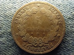 Franciaország Harmadik Köztársaság (1870-1940) 5 Centimes 1872 A (id72304)