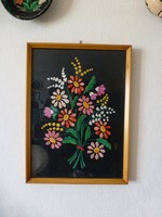 Embroidered wall picture from Kalocsa