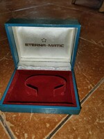 Eterna-matic watch box from the 1960s in good condition for sale
