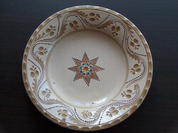 Marked old decorative plate, wall plate