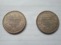 1915 KB Ferenc József ezüst 1 korona