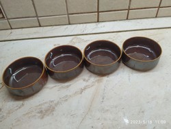 Ceramic muesli plate 4 pieces for sale!