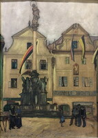 Barokk tér, also Szignó, (made in 1915)