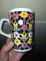 Art deco patterned granite small mug