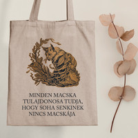 Nobody Has Cats - Kitty Tote Bag With Quote