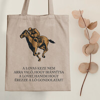The horseman's hand... - Horseman's canvas bag