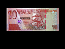 Unc - 10 dollars - zimbabwe - 2020 - now the new series!