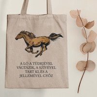 The character of the horse... - Riding canvas bag