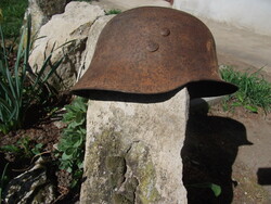 2 World War II Hungarian helmet.