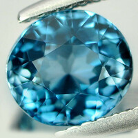 Amazing! Real 100% natural london blue topaz gemstone 1.92ct (vvs)!! Its value: HUF 86,400!!