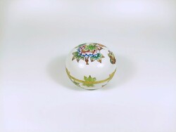 Bonbonnier with Viktoria pattern from Herend, hand-painted porcelain, perfect! (H121)