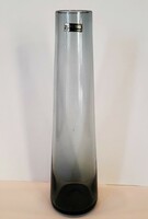 Wilhelm Wagenfeld wmf kristall tourmaline glass vase, 1950s.