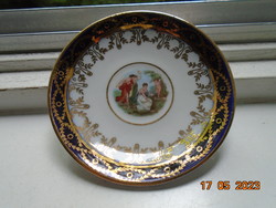 Alt wien numbered, richly gilded plate with a mythological scene.