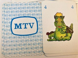 TV card: retro card pack with the most famous heroes of Hungarian television - a rarity