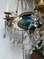 Rare French porcelain chandelier restored
