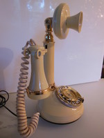TELEFON - USA  - 1981 ÉV - CANDLESTICK - 31 x 18 x 14 cm - VEZETÉK - DUGÓ KELL HOZZÁ !!
