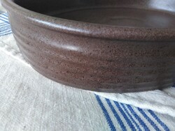 Japán, kerámia sütőtál - minimalista jelleggel / barna