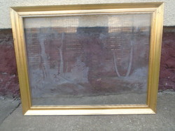 Modern smooth frame, 90 x 70.5 cm, excellent for a painting or even a mirror (wooden frame)