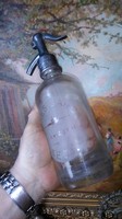 Antique pre-1939 small half l-.Es soda from a glass bottle! Very nice condition!
