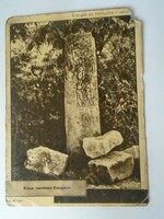 D195573  Érd- Érdliget és környéke I. sorozat 3.  Római mérföldkő Érdligeten képeslap  1930k
