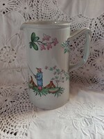 Copeland, hand painted spout, jug