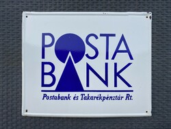 Post office bank (50 cm x 40 cm) - enamel board (enamel board)