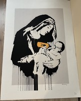 Banksy: toxic mary offset lithography