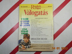 Régi retro Reader's Digest Válogatás újság magazin 1995. szeptember - Ajándékba születésnapra