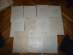 Old máv railway paper appointments 1947-1971