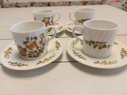 English Aynsley porcelain coffee cups