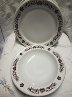 Alföldi porcelán tányér barna magyaros mintával