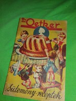 Beautiful antique Dr. Oetker cake book according to flawless pictures