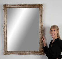 French style mirror in a silver frame
