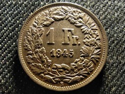 Svájc .835 ezüst 1 Frank 1945 B (id26524)