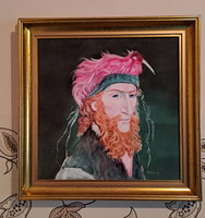 Szász Endre stílusú Férfi portré