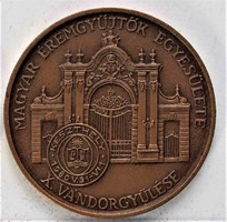 Keszthely x, wandering assembly bronze commemorative medal t1