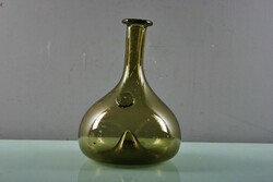 Antik huta hagyma üveg (hajós flaska)