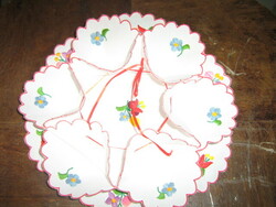 Beautiful hand-embroidered tablecloth basket from Kalocsa