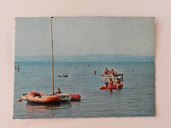 Old postcard Balaton life portrait photo postcard
