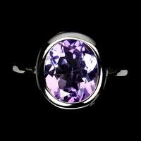 54 And real amethyst 925 silver ring