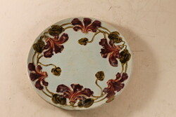 Antique majolica wall plate 339