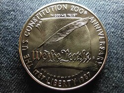 Usa 200th Anniversary of the Constitution .900 Silver $ 1 1987 p (id61641)