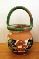 Small silke pottery with incomplete glaze