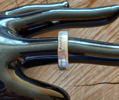 Pierre cardin silver wedding ring