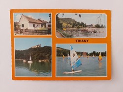 Old postcard 1985 Tihany retro photo postcard