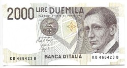 2000 lira lire 1990 Olaszország aUNC
